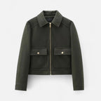 Loranziomode | Veste Femme en Laine – Élégance Bordeaux