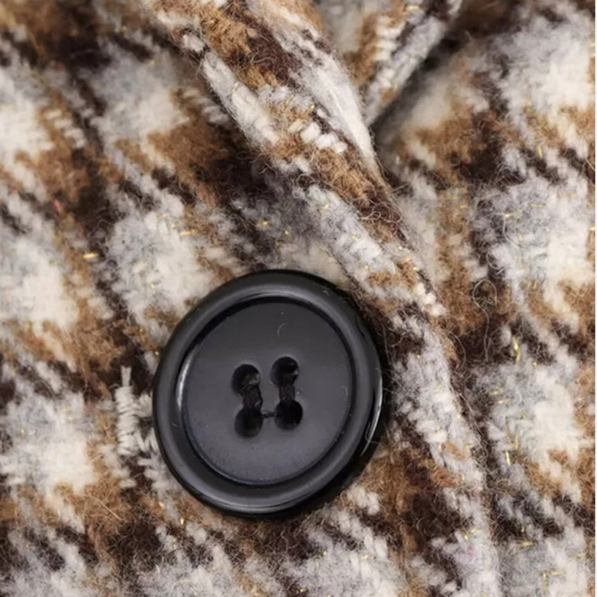 Loranziomode | Manteau Long Femme – Carreaux Vintage Élégants