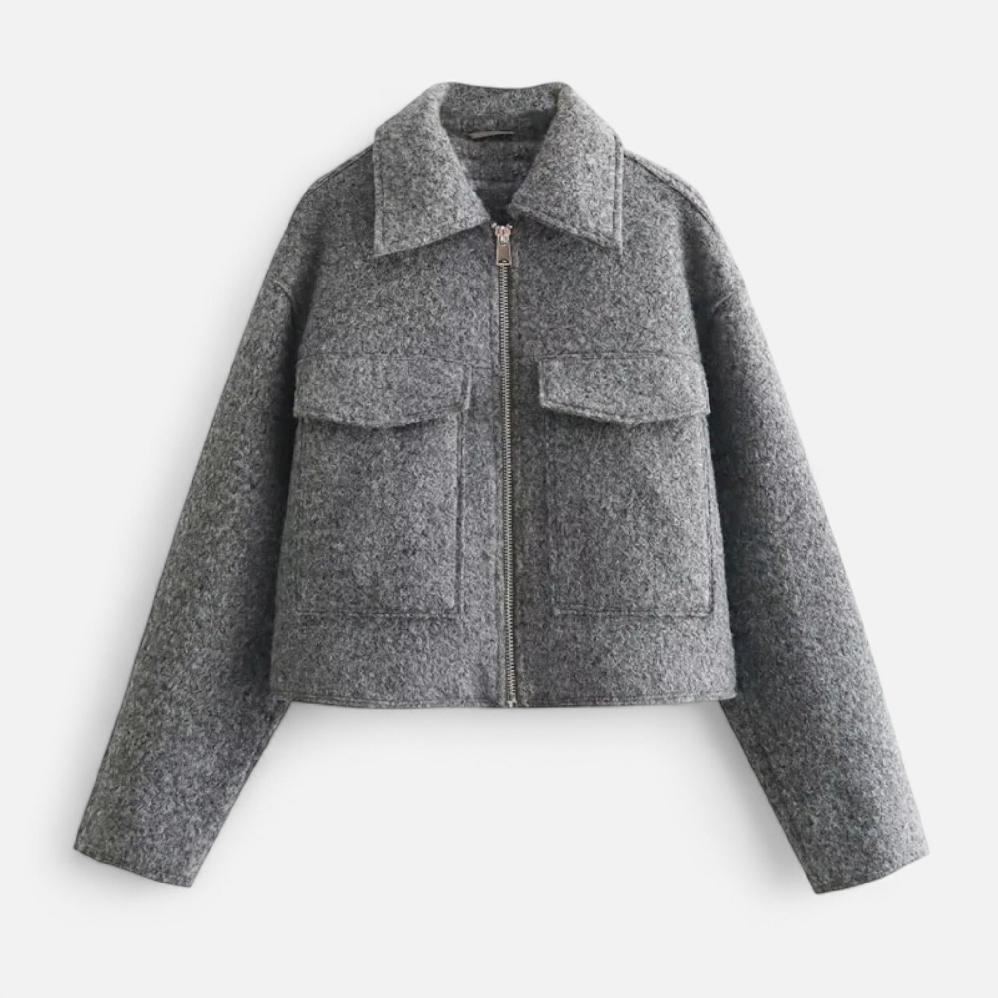 Loranziomode | Veste Courte Femme en Tweed – Chic Intemporel