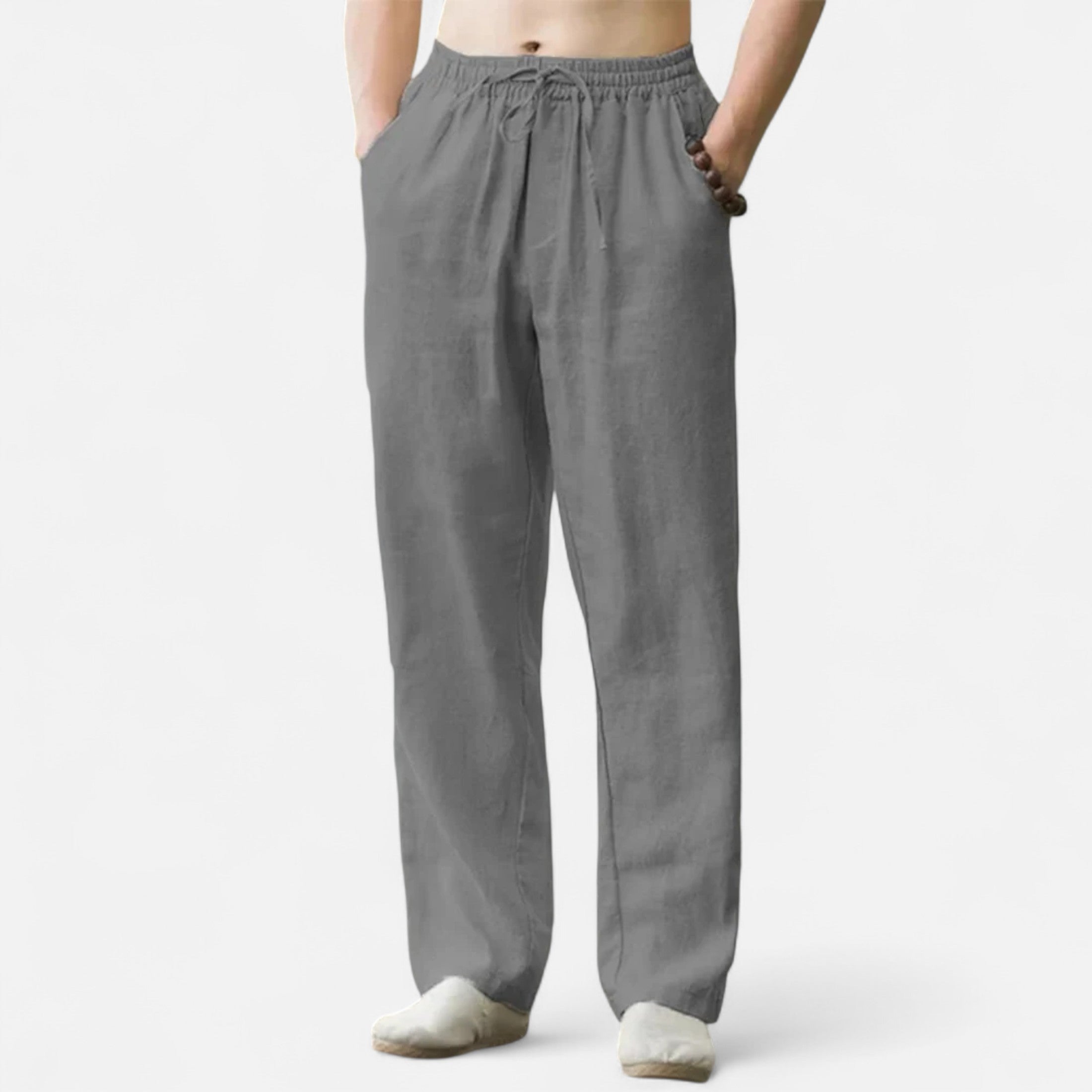 Loranziomode | Pantalon Homme Lin Coton Riviera