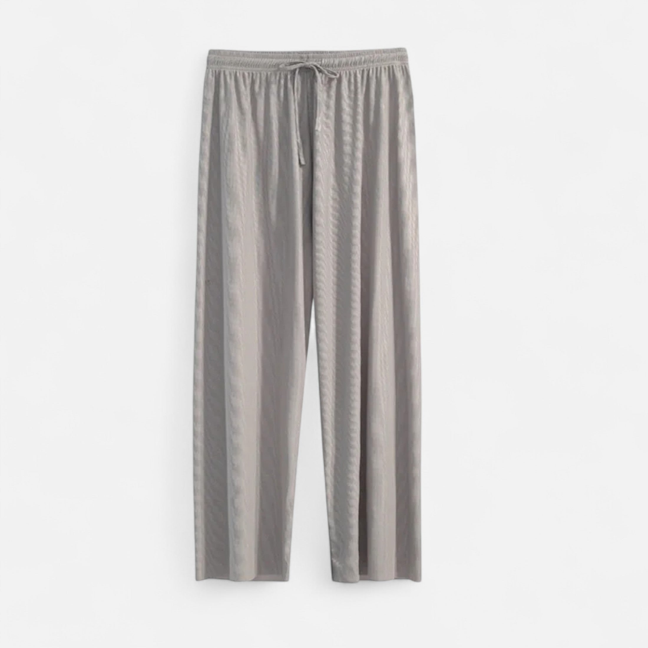 Loranziomode | Pantalon Femme Plissé Jambes Amples