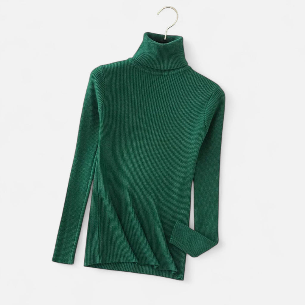 Loranziomode | Pull Femme Col Roulé Maille Fine