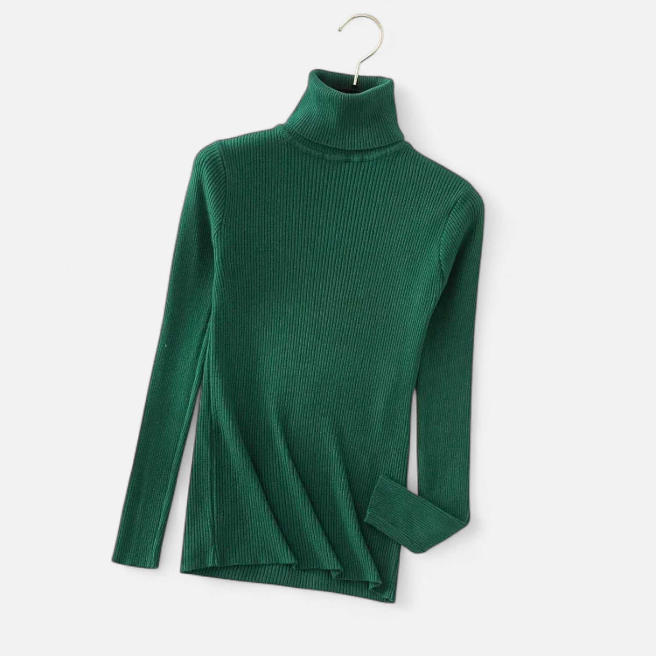 Loranziomode | Pull Femme Col Roulé Maille Fine