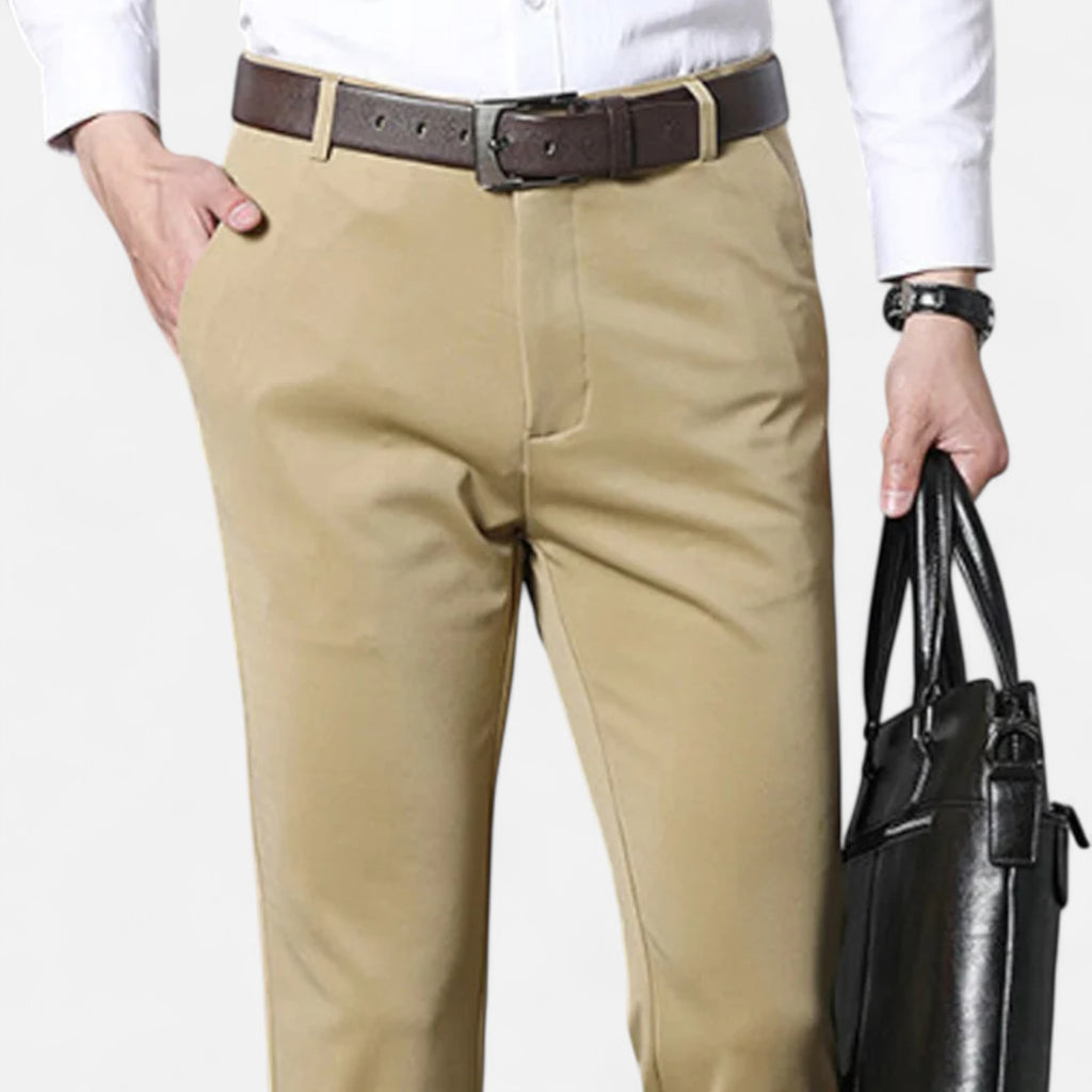 Loranziomode | Pantalon Homme Droit Business Élégance