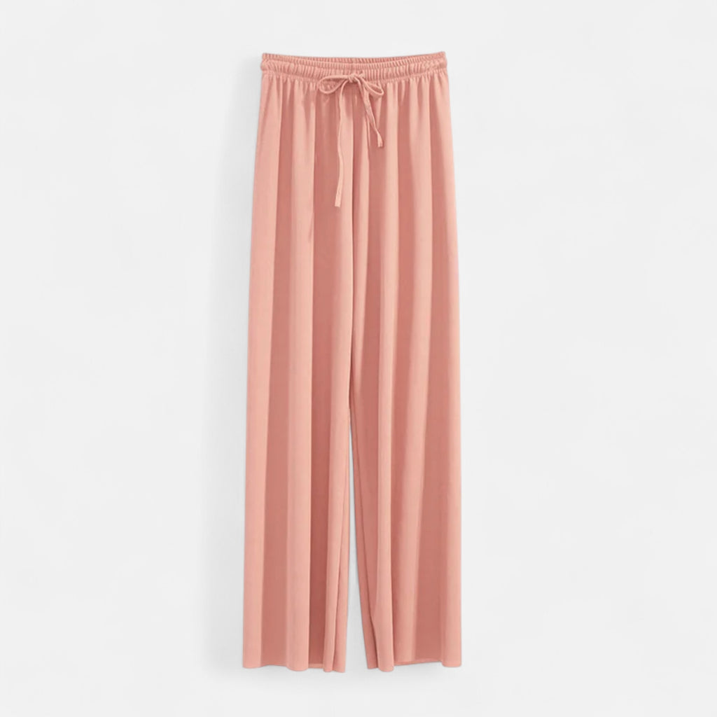 Loranziomode | Pantalon Femme Plissé Jambes Amples
