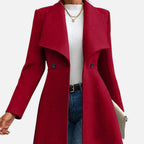 Loranziomode | Manteau Femme Double Boutonnage Élégance Classique