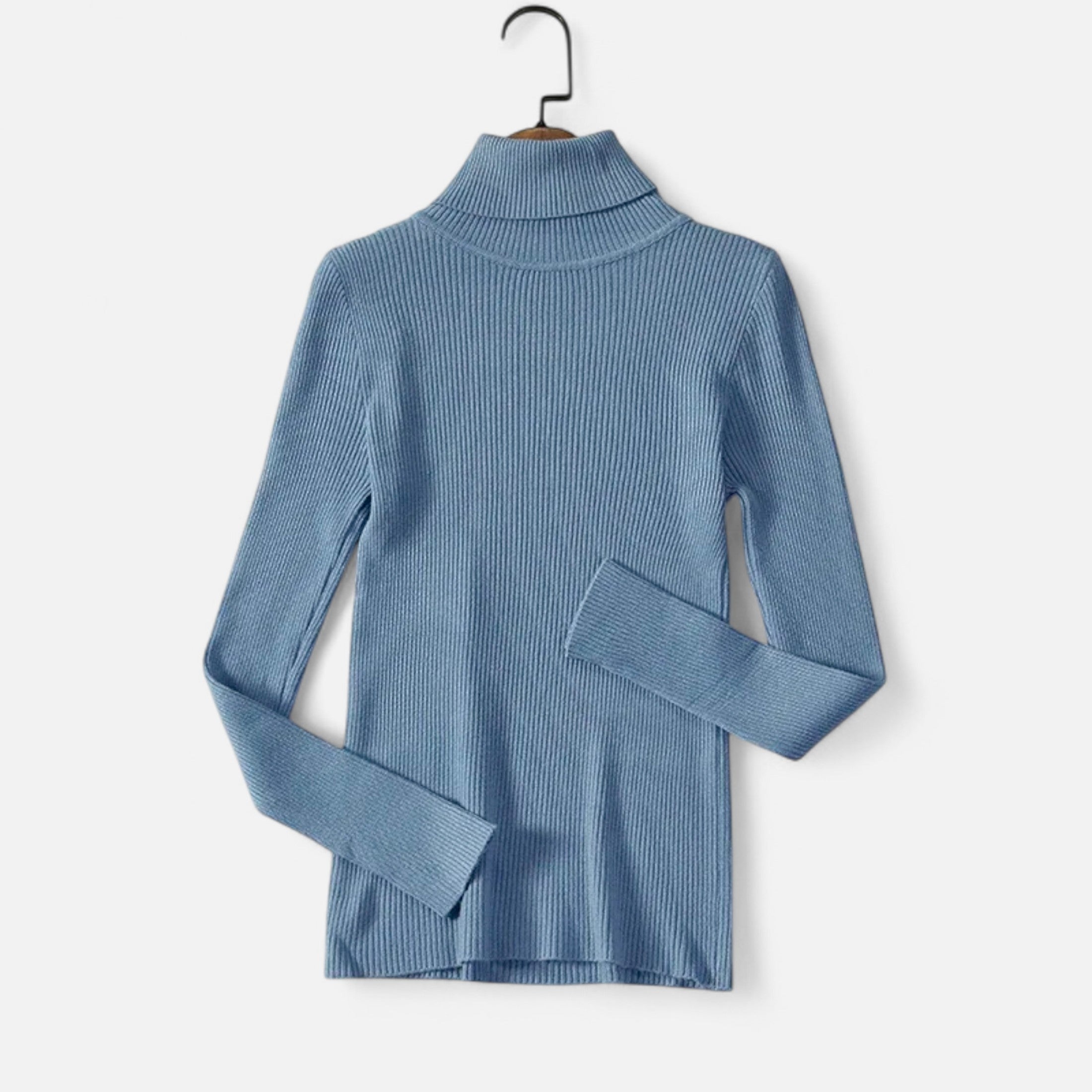 Loranziomode | Pull Femme Col Roulé Maille Fine