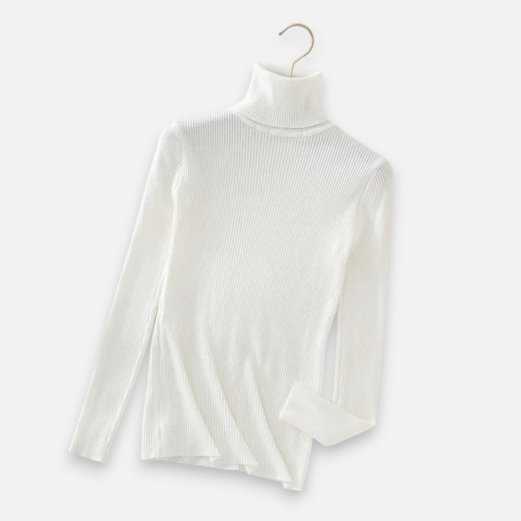 Loranziomode | Pull Femme Col Roulé Maille Fine