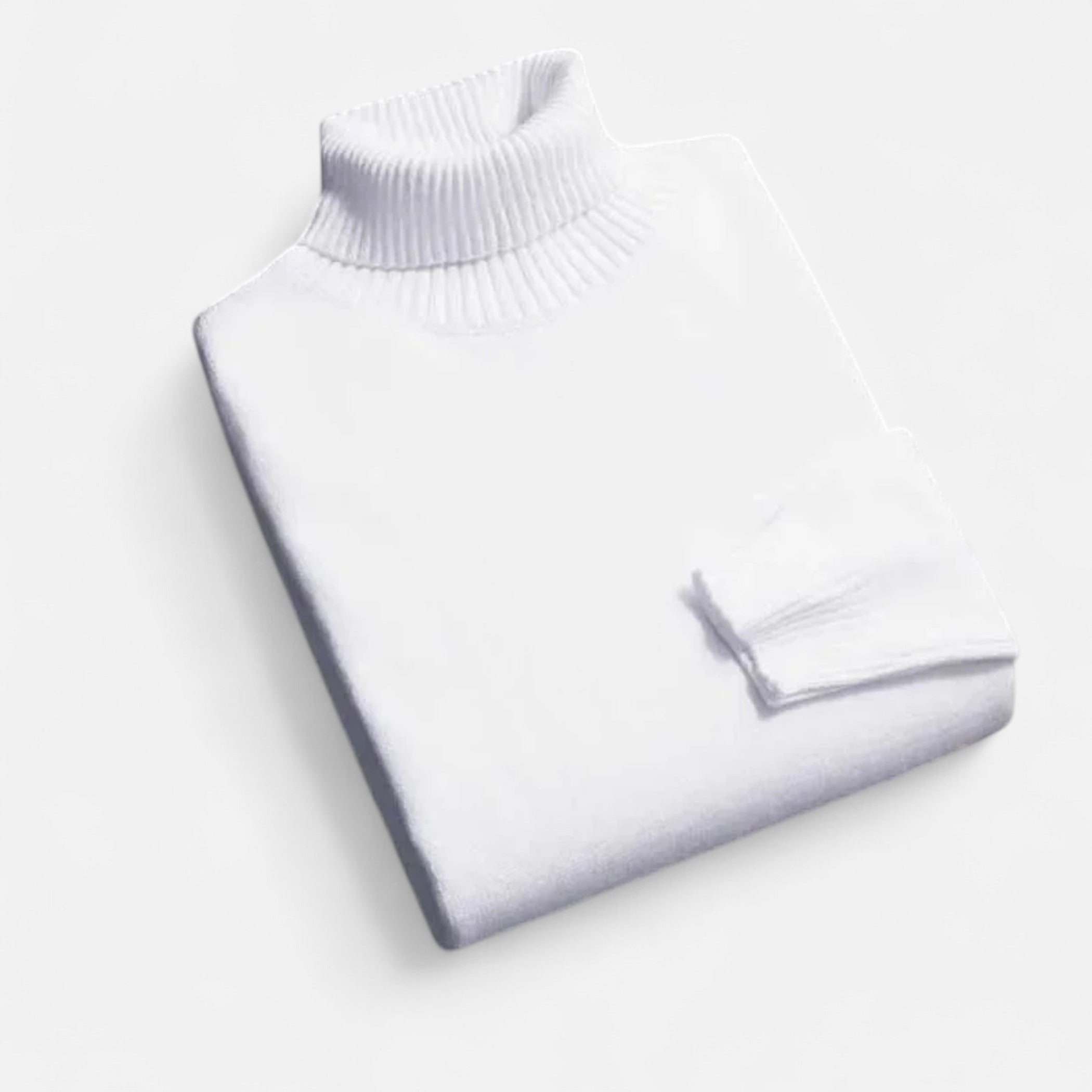 Loranziomode | Pull Homme Col Haut Maille Classique